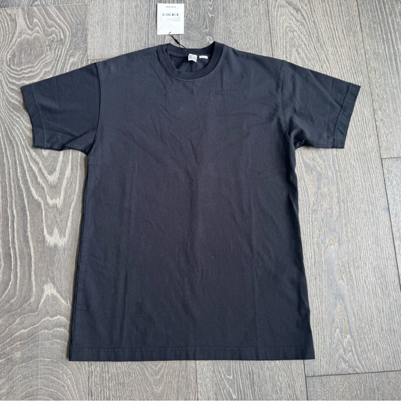 Toteme Cotton Organic Straight Cotton Tee in Black Size XXS - Picture 2 of 7